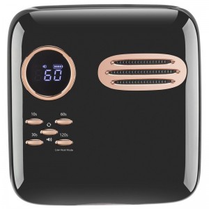 M&r 701pro lampe à ongles LED sans fil, séchoir à ongles sans fil, lumière à ongles LED rechargeable 72W, lampe à ongles LED UV en gel portable avec capteur de réglage de la minuterie et écran LCD vert