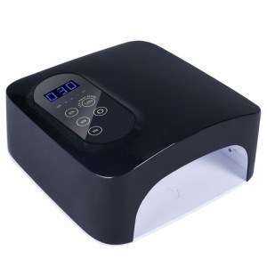 M&R 601PRO 72W lampe à ongles LED sans fil, séchoir à ongles à LED rechargeable, 15600mAh lampe à curling de vernis à ongles rapides, lumières à ongles en gel professionnel pour la maison et le salon (rechargeable)