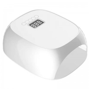 M&r 801pro lampe à ongles LED sans fil, sèche-linge sans fil, 72W Lumière à ongles LED rechargeable, GEL PORTABLE LED LED LED avec capteur de réglage de la minuterie et écran LCD vert