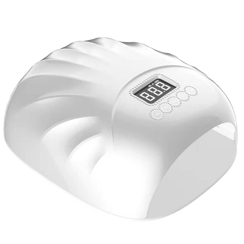 M&R 802pro lampe à ongles LED sans fil, séchoir à ongles sans fil, lumière à ongles LED rechargeable 72W, lampe à ongles LED UV en gel portable avec capteur de réglage de la minuterie et écran LCD vert