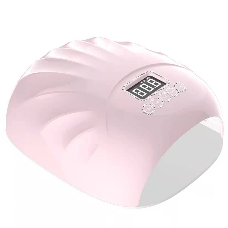 M&R 802pro lampe à ongles LED sans fil, séchoir à ongles sans fil, lumière à ongles LED rechargeable 72W, lampe à ongles LED UV en gel portable avec capteur de réglage de la minuterie et écran LCD vert