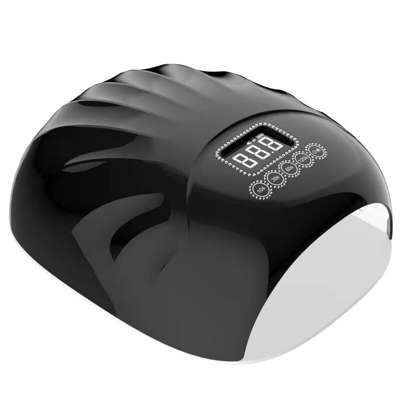 M&R 802pro lampe à ongles LED sans fil, séchoir à ongles sans fil, lumière à ongles LED rechargeable 72W, lampe à ongles LED UV en gel portable avec capteur de réglage de la minuterie et écran LCD vert